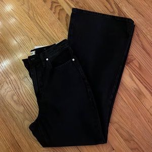 NWT Madewell black baggy flare jeans size 29
